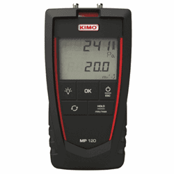 Show details for Kimo portable air velocity meter series MP120 Picture of Kimo portable air velocity meter series MP120